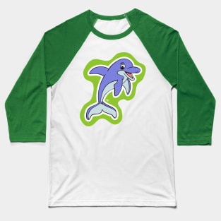 Little Dolphin Baseball T-Shirt